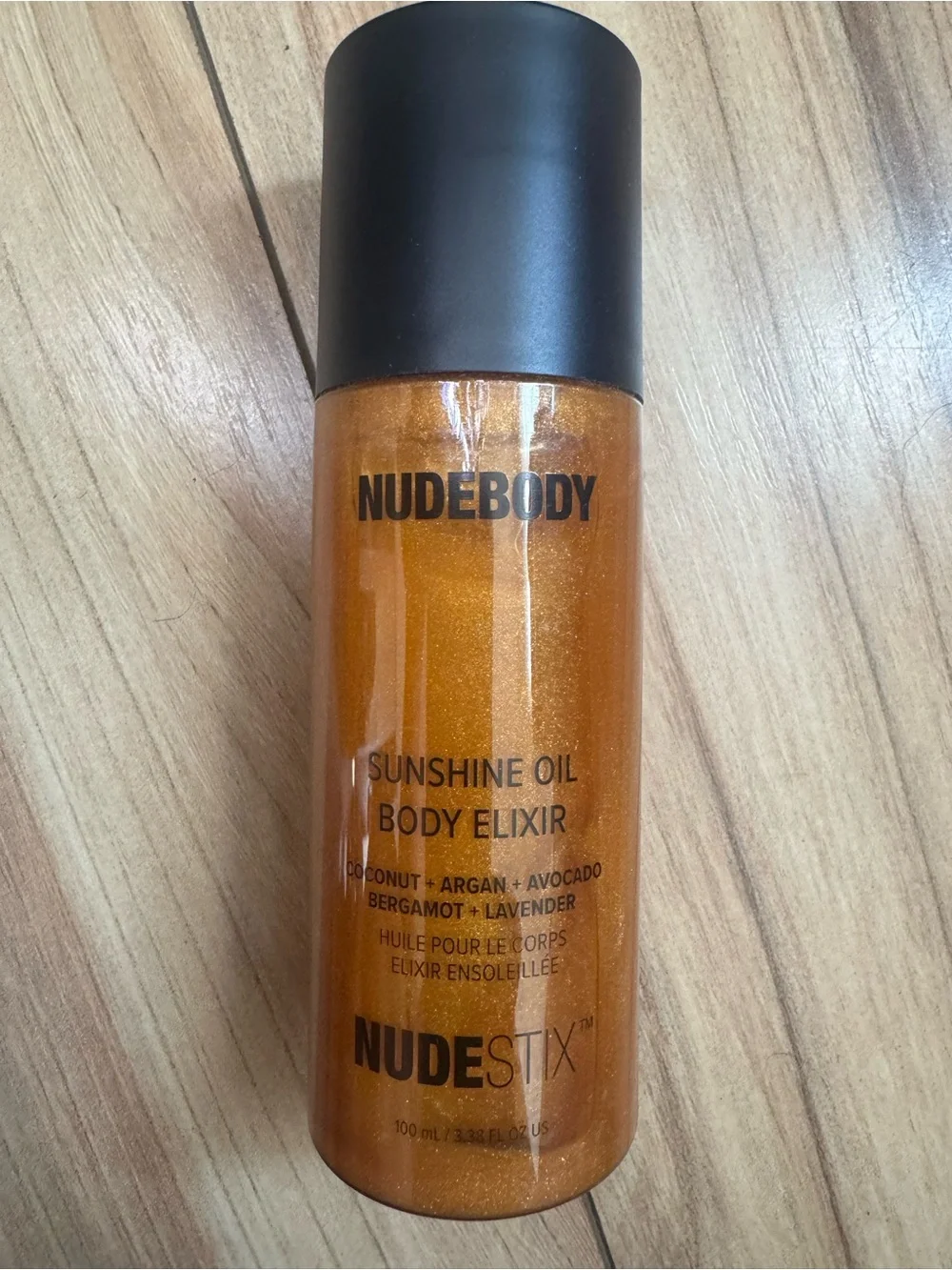 NUDESTIX Shimmering Gold Body Oil Elixir